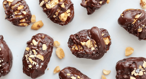 Snickers Stuffed Dates