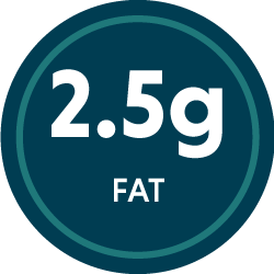 2.5g fat