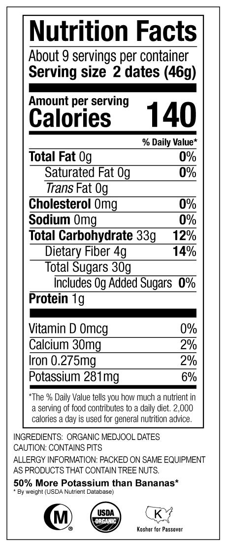 Nutrition label