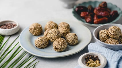 masala chai bites with medjool dates