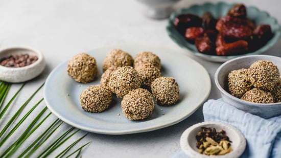 masala chai bites with medjool dates