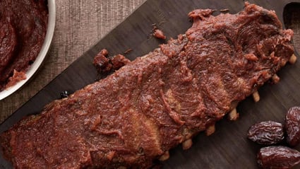 medjool date and cirtus bbq sauce