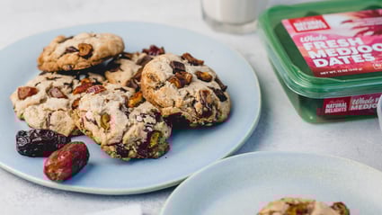 tahini medjool date cookies