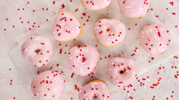 Heart Shaped Donuts