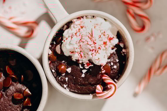 Chocolate Peppermint Mug Cake
