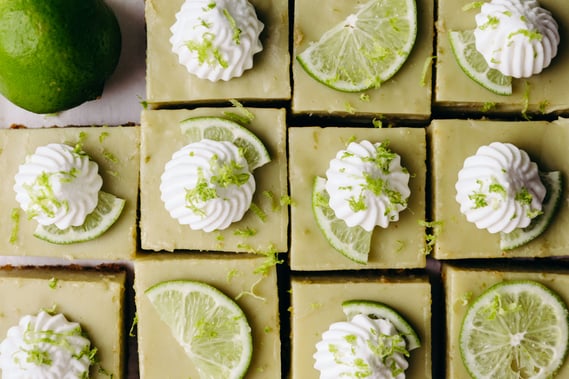 Vegan Key Lime Pie Bars