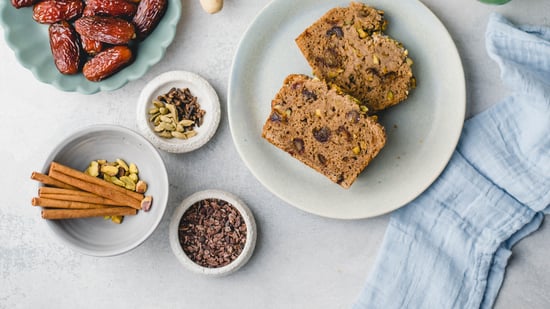 Zucchini Bread with Dates & Hazelnuts