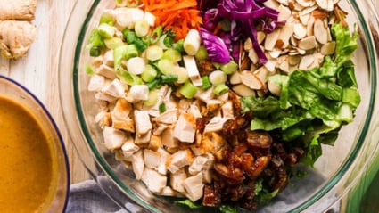 Whole30 Chinese Chicken Salad with Dates