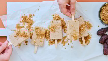 Date, Coconut and Vanilla Icypoles