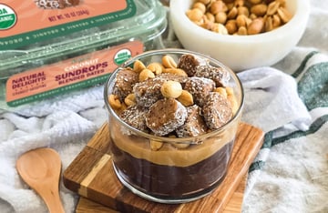 Chocolate Peanut Date Parfait