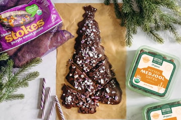 Christmas Tree Date Bark