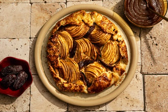 Date Caramel Apple Galette