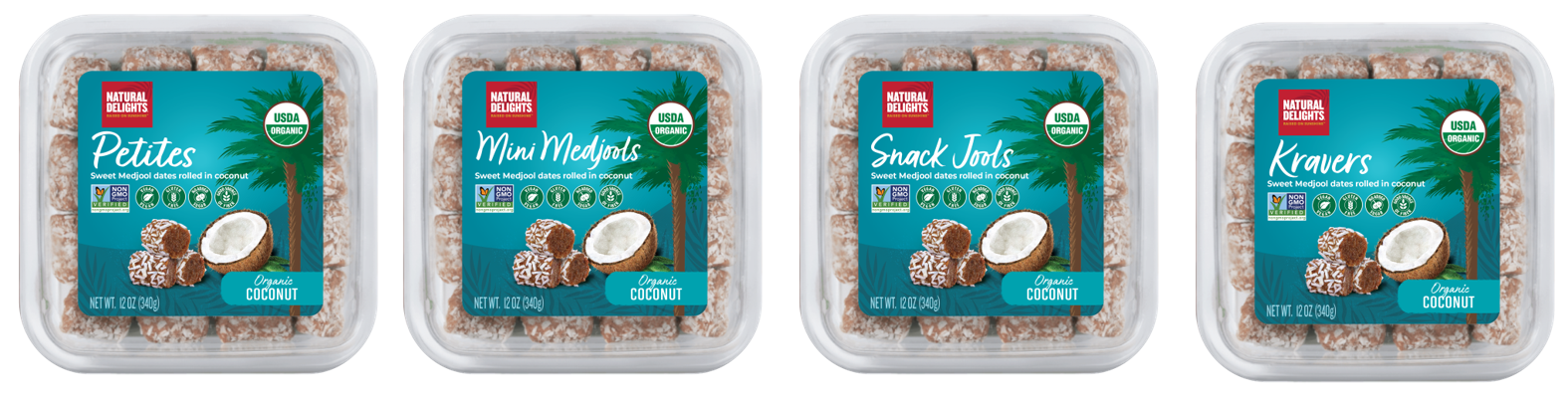 Natural Delights Coconut Date Rolls