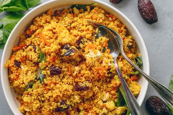 Curried Couscous and Date Salad