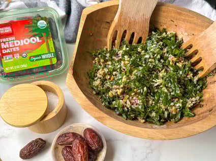 date brown rice salad