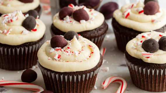 Chocolate Peppermint Cupcakes