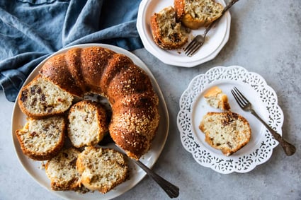 Tahini Date Cake