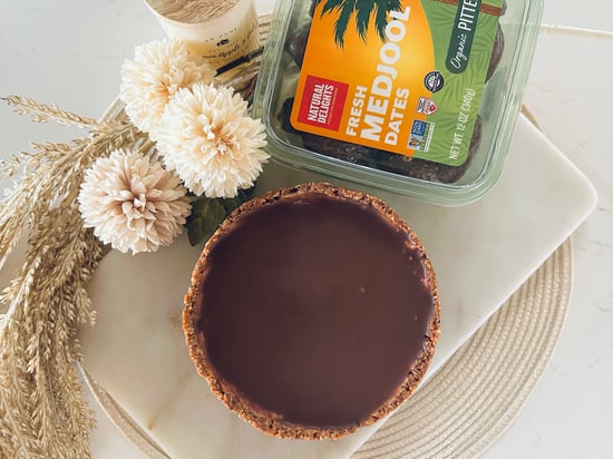 Ice Cream Tart with dates