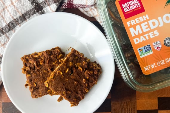 Date Sweetened Pumpkin Bars