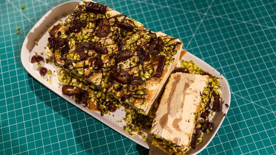 Date Yogurt Semifreddo