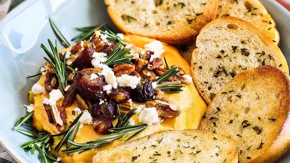 Sweet Potato Whipped Feta Dip