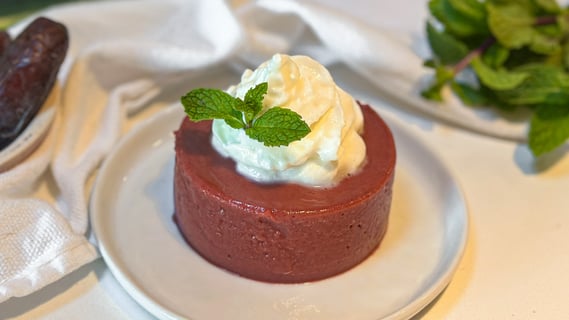 Vegan Beet Panna Cotta