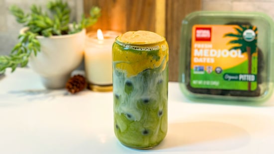 pumpkin spice matcha latte dairy free