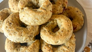 closeup of cookies