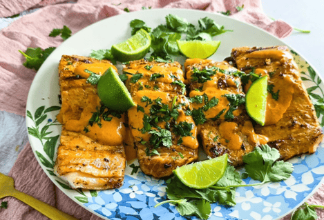 grilled salmon