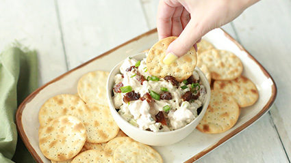 Chicken Arugula Date Salad Pitas