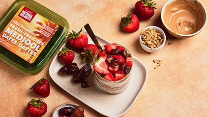 Protein-Packed Fresh Medjool Date Chia Pudding Parfait