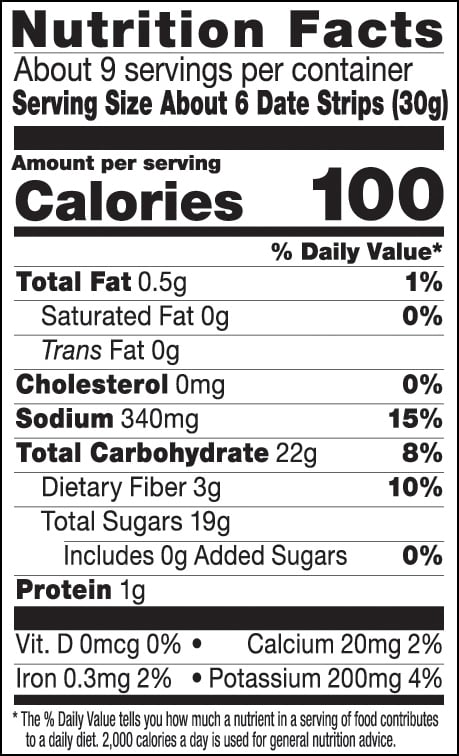 Nutrition Facts