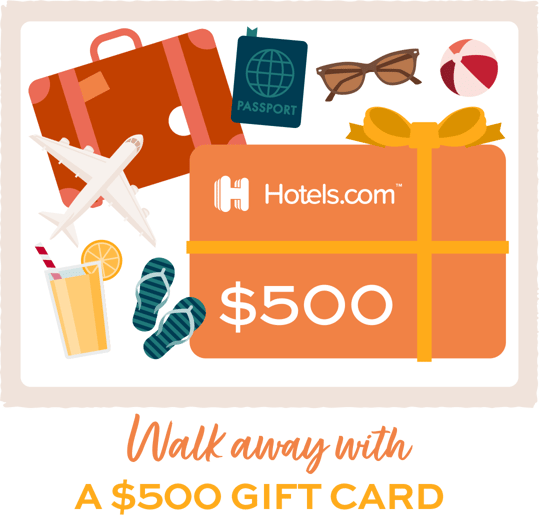 Walk away with a $500 gift card