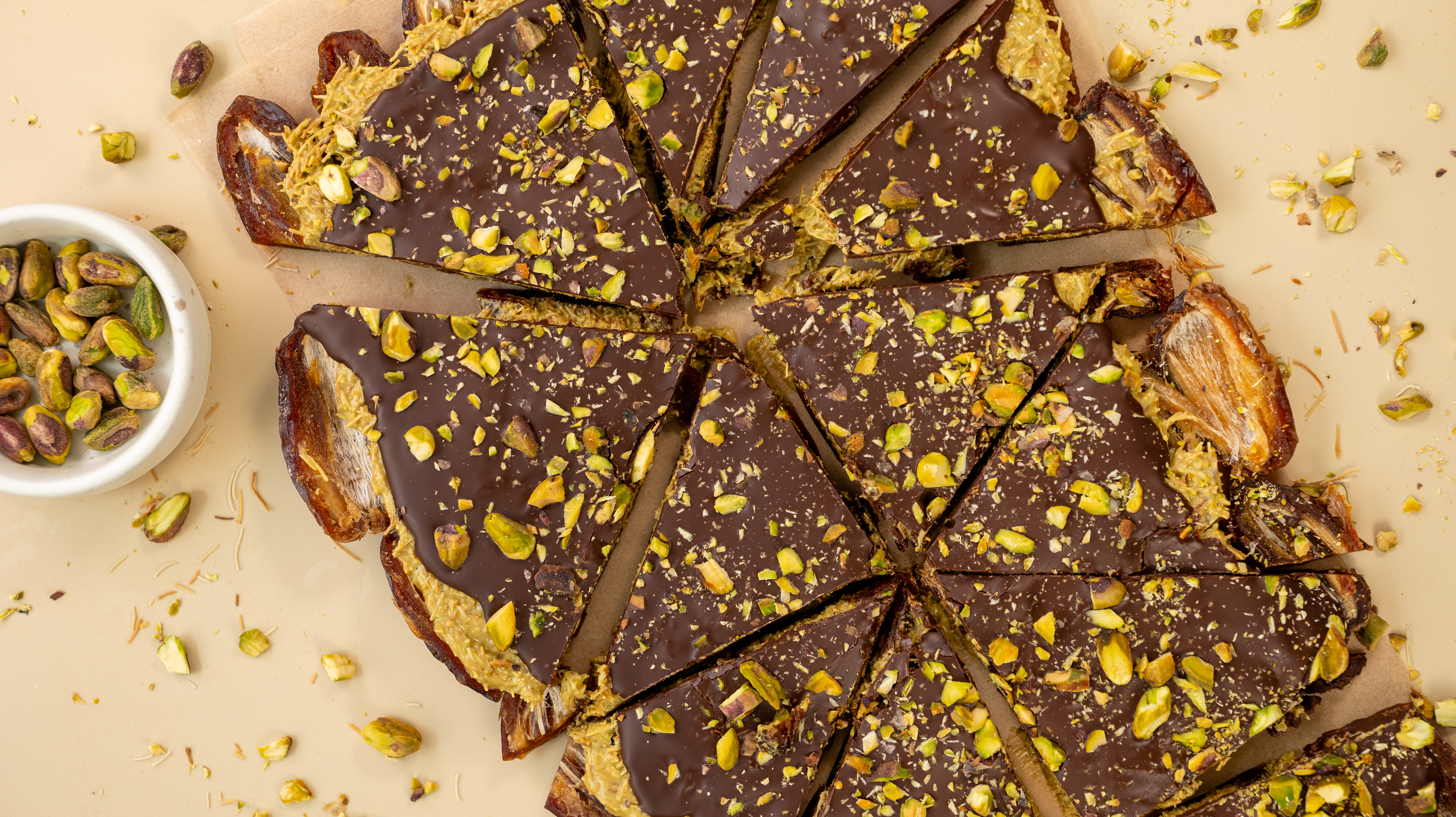 Dubai Chocolate Date Bark