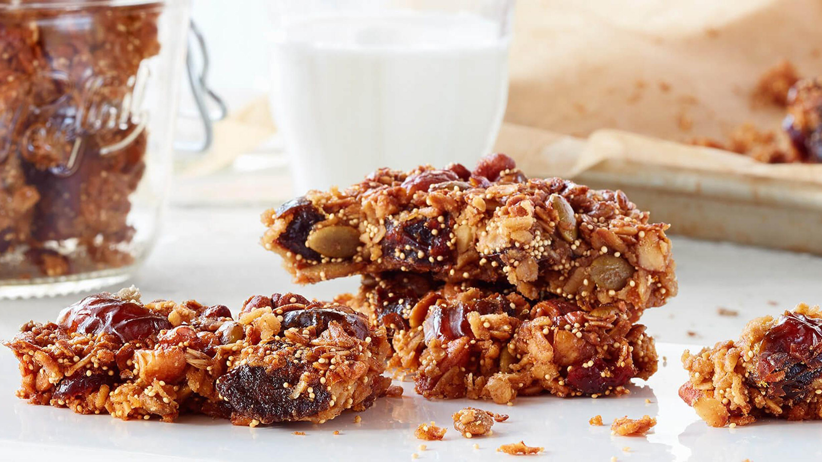 Medjool Date, Cranberry & Orange Granola Clusters