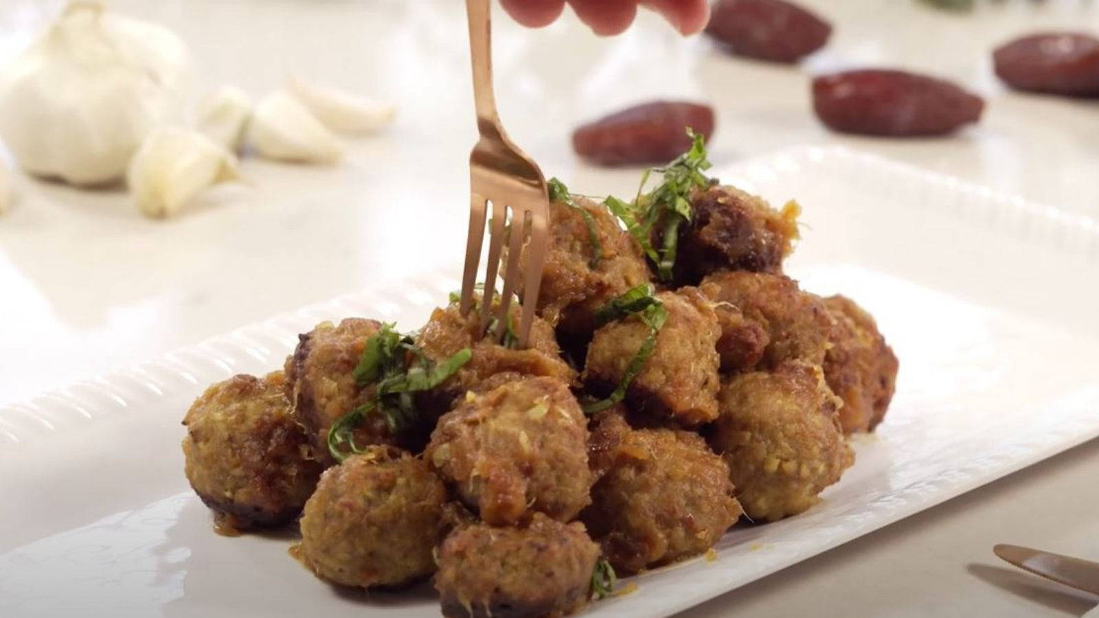 Lamb Meatballs with Medjool Date Glaze
