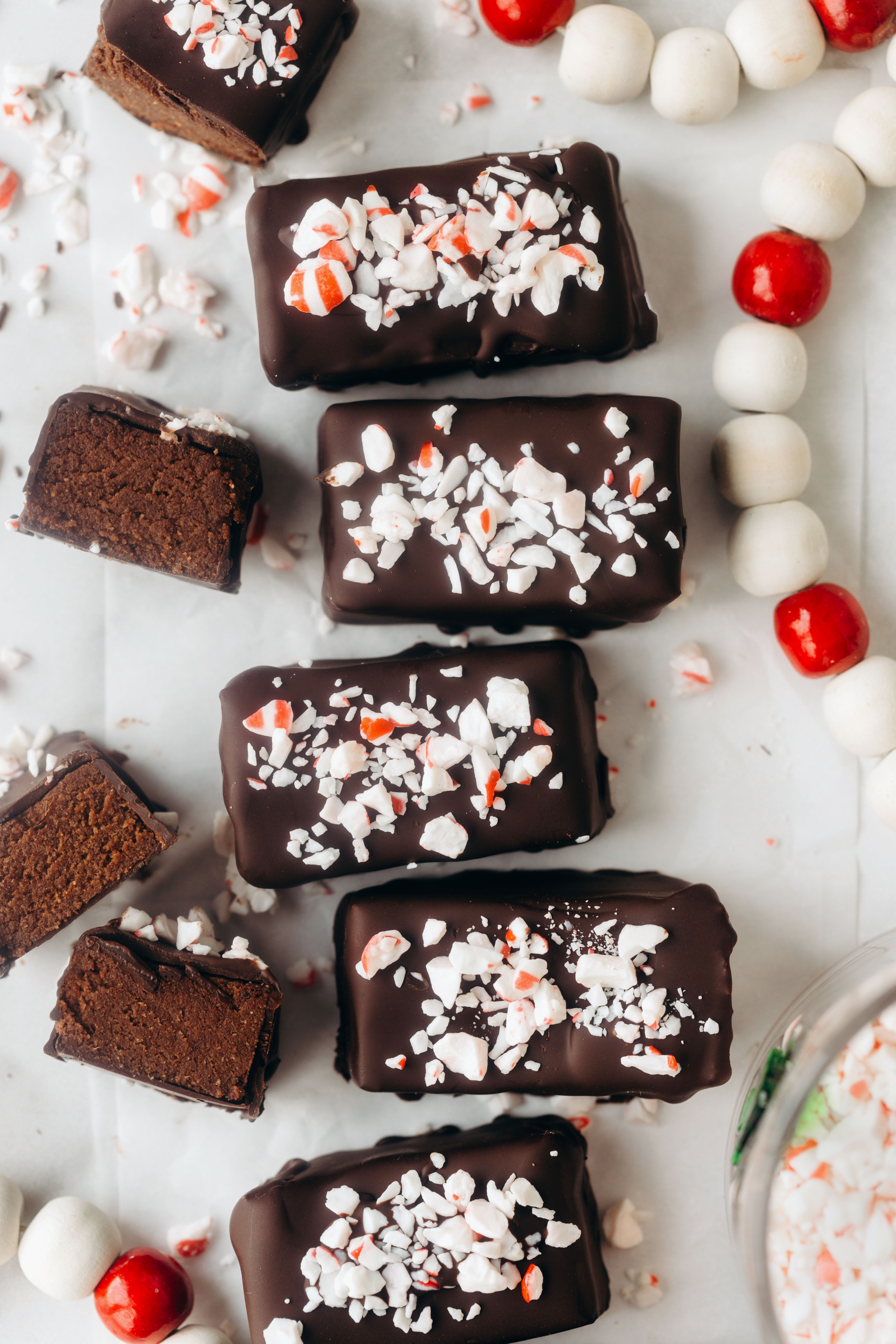 Chocolate Peppermint Truffle Bars