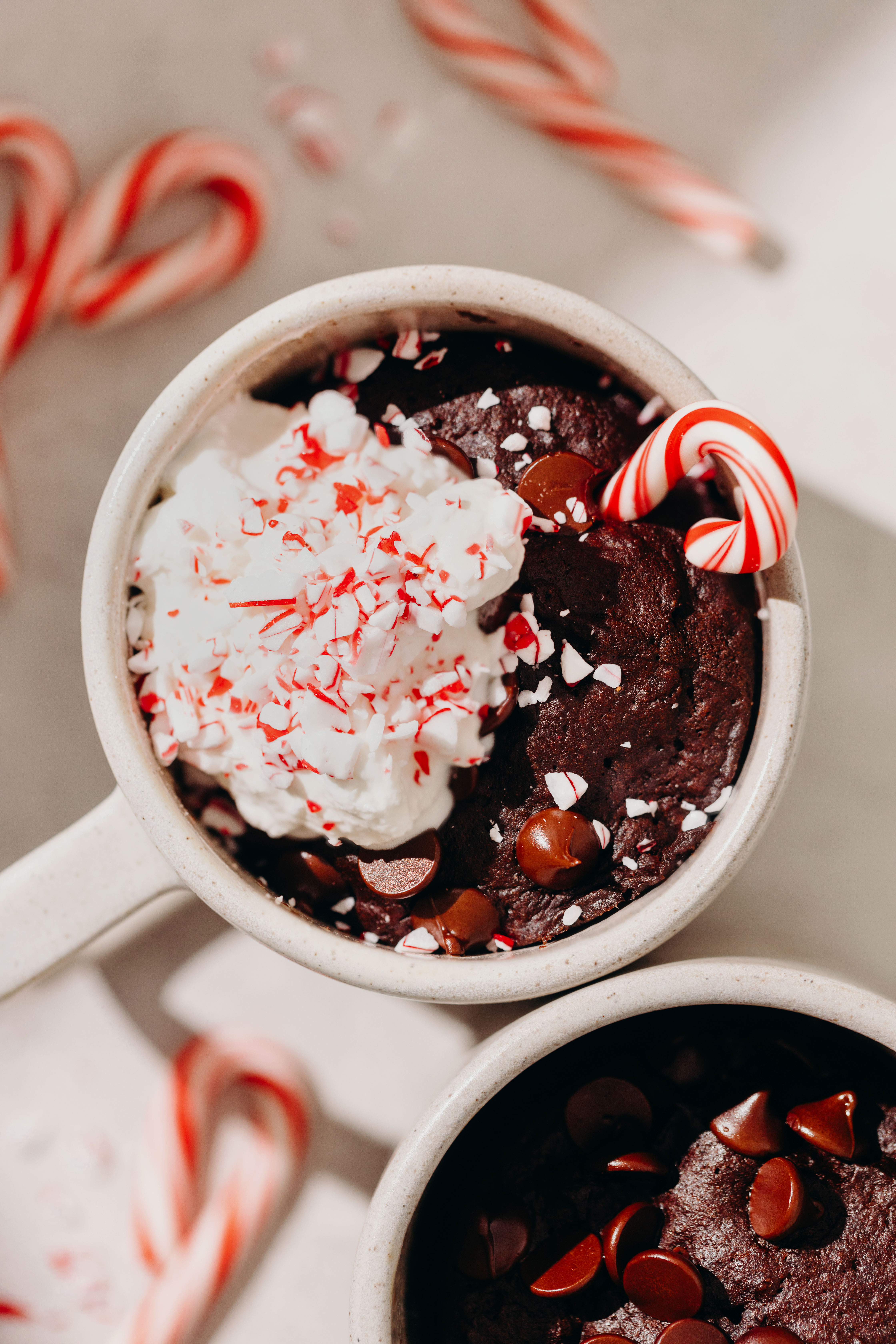Chocolate Peppermint Mug Cake