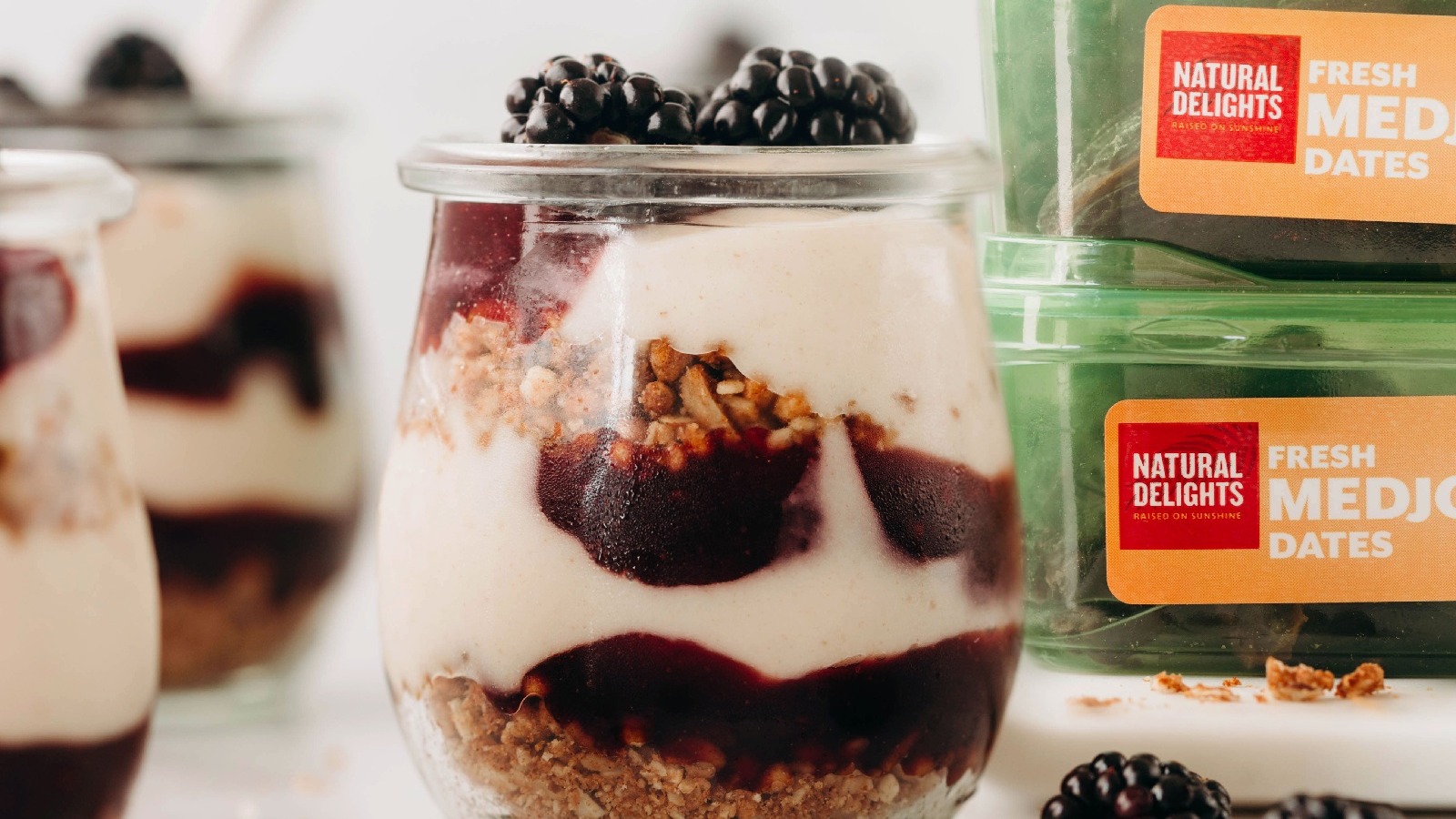 White Chocolate Blackberry Parfait
