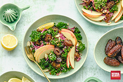 Cabbage Slaw with Dates and Citrus Dressing