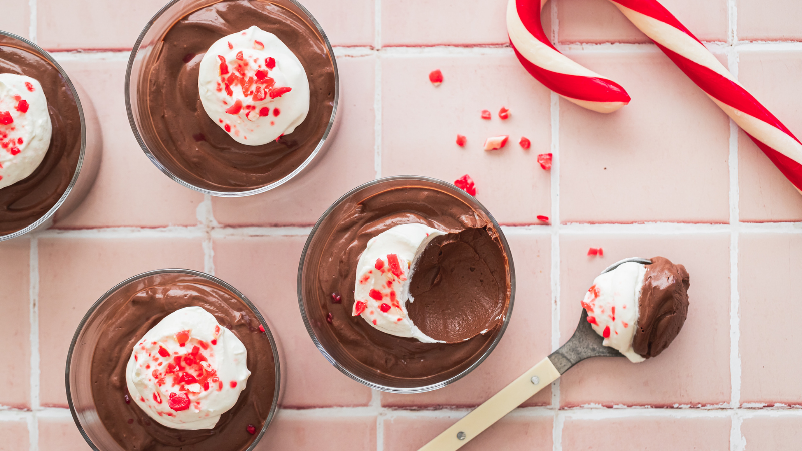 Chocolate Date Peppermint Mousse