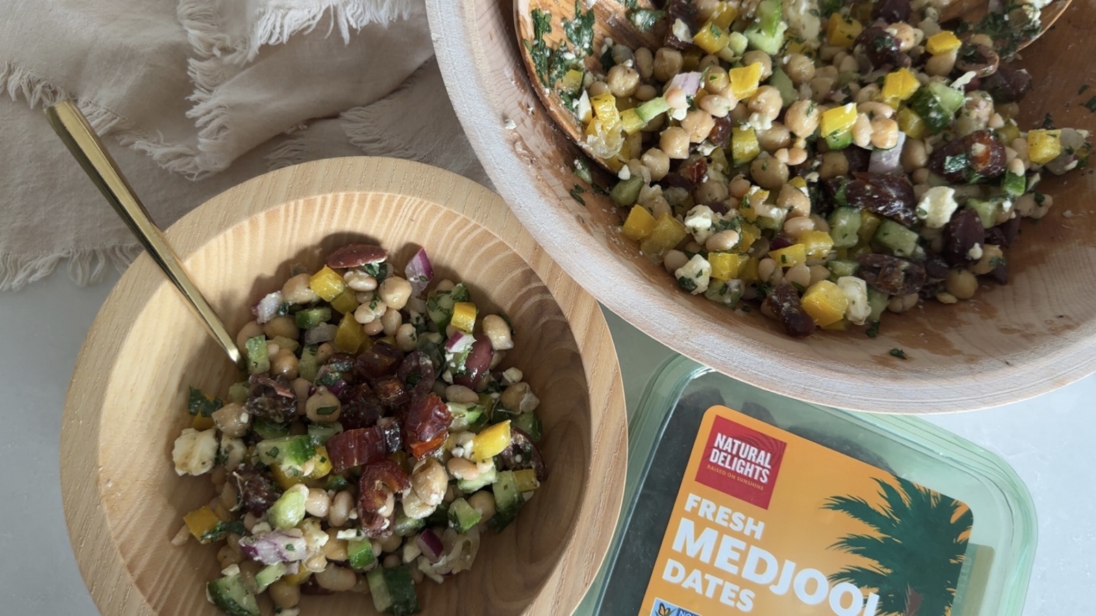 Mediterranean Dense Bean Salad