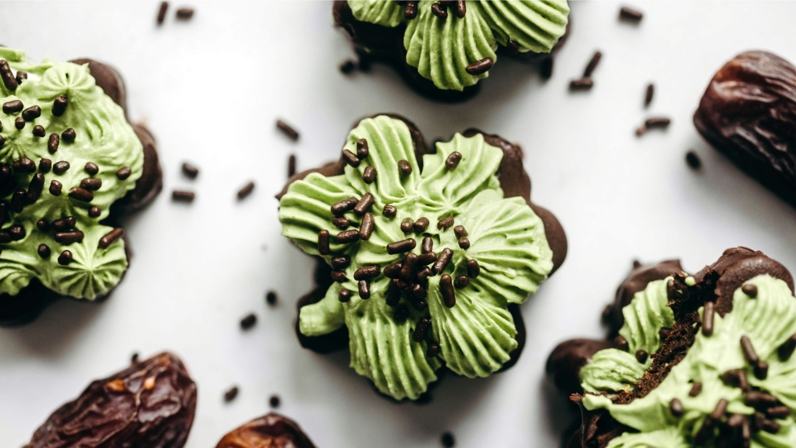Vegan Shamrock Brownies