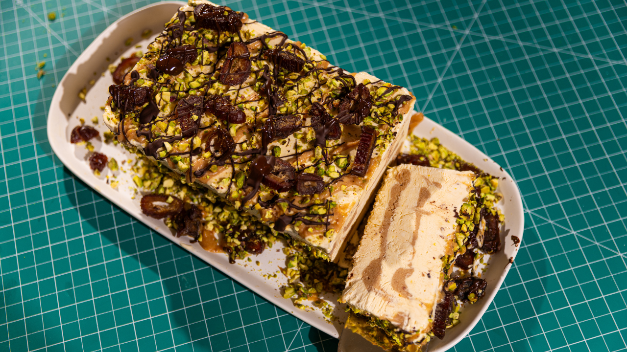 Date Yogurt Semifreddo