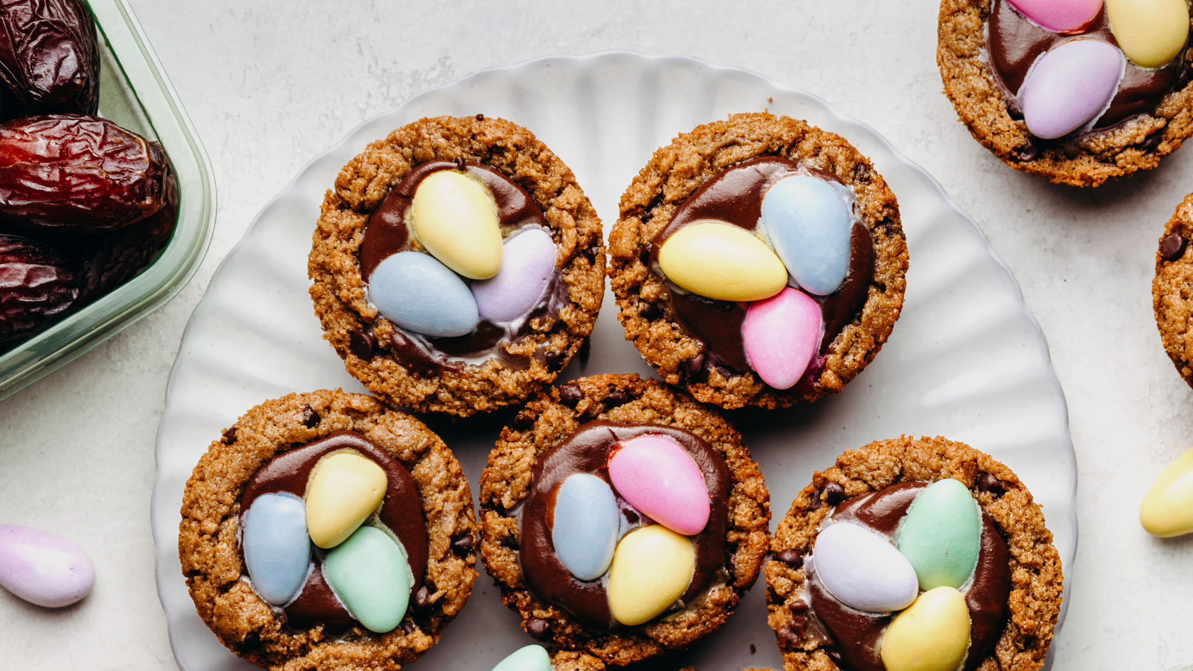 Easter Egg Fudge Cookie Cups