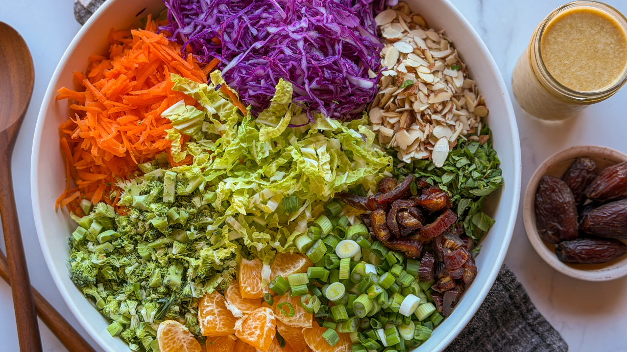 cabbage date salad