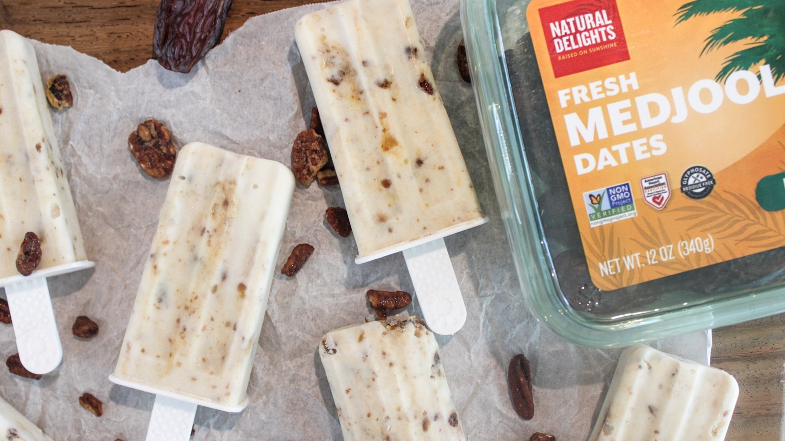 Caramel Pecan “Ice Cream” Bars