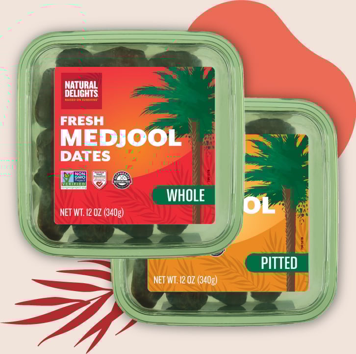 Natural Delights Whole and Pitted Dates